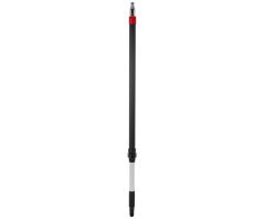 Tele-steel, 106-160cm, waterdoorvoer, Gardena aansl. met aan/uitkraan