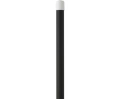 Telescoopsteel, aluminium, 1575-2780 mm. Ø32mm zwart