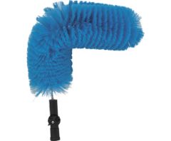 Verstelbare externe buizenborstel, zachte vezels, 530 x 230 x 170 mm, blauw