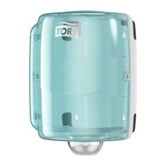 W2 Combiroll dispenser, Wit/turqoise