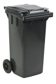 Container mini met wielen, 120 liter