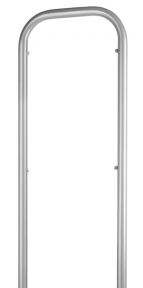 Bevestigingsbeugel grijs, aluminium, voor buitenbak 18