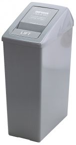 Sanitaire afvalbak met liftdeksel, 30 liter