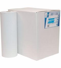Onderzoekbankrol, 1 lgs, wit, 40 cm x 150 meter, 5 rollen