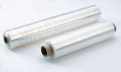Rekfolie 45 cm / 300 meter 17my, transparant. 6 stuks