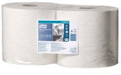 W1/W2 Wiper 420. 2 laags, wit. 23,5 cm x 255meter. 2 rol
