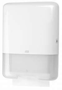 H3 Handdoekdispenser, wit. Z- en C-vouw