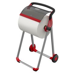 W1 Mobiele vloerstandaard, Rood/zwart