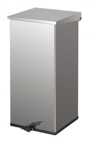 Pedaalemmer Carro Kick RVS, 110 liter