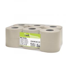 E-tissue Toiletpapier mini jumbo 2 laags. 150 meter. 12 rol