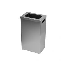 Sanfer afvalbak 22 ltr met open inworp, RVS, Type  A 22 E