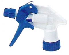 Blauwe sprayer voor fles 1 transparant