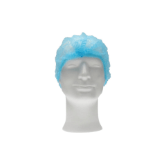 Haarnet (clip cap) Non Woven PP Blauw L, 10 x 100 stuks per zak