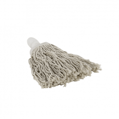 Spaanse mop zonder steel, wit