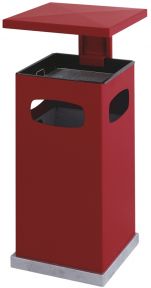 As-papierbak met afneembaar afdak 70 liter