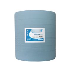 Industrierol. 3laags, blauw recycl. verlijmd 37cmx380m. 1rol