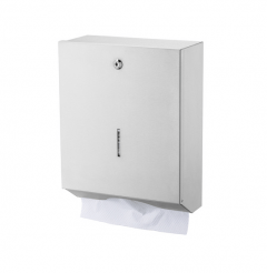 Handdoekdispenser RVS, groot. C- en Z-vouw