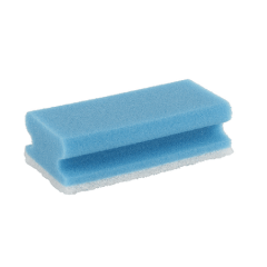 Blauw/wit met handgreep, 140x70x42mm, 10 stuks