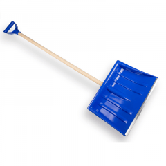 Kunststof sneeuwschuiver met D-greep, incl. steel, 40cm