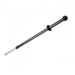 Telescoopsteel  alu met ergoknop,100-160cm, 3 gaten