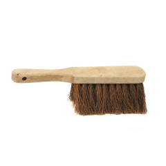 Stoffer hout ongelakt met kokos haar