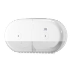 T9 Toiletpapierdispenser SmartOne, mini twin, wit