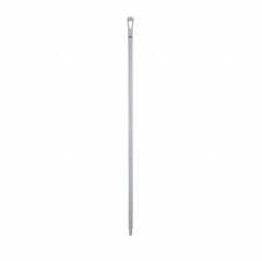 Ultra hygiene steel, Ø 34, 150cm, polypropyleen, wit