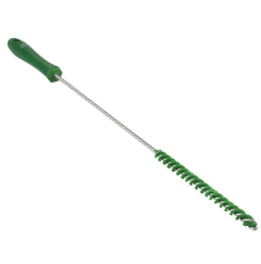 Pijpborstel met handvat, harde vezels, 500 mm x Ø10 x 480 mm, groen