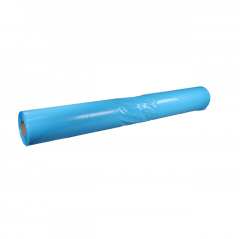 LDPE hoezen blauw, 35 my, 1300 + 2x500 x 2400 mm rol à 50 stuks