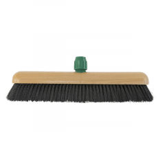 Veger met gemengd haar, hout. Met steelklem, 30 cm