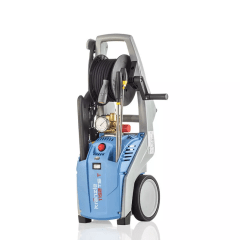Hogedrukreiniger, koud water. 130 bar. Inclusief slanghaspel 10m, 230 Volt, steeknippel D12