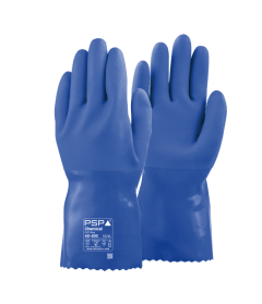 Blauwe PVC 30CM Cat.3, maat 10/XL. per paar