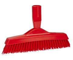 Voegenborstel, flexibele nek, extra hard vezels, 225 x 35 x 90 mm, rood