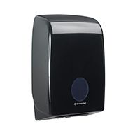 Handdoekdispenser zwart, interfolded