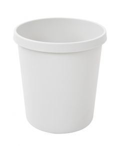 Ronde papierbak 18 liter, kunststof