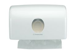 Handdoekdispenser multifold, 1 wikkel, wit