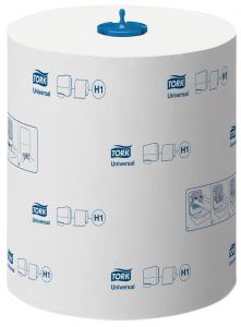 H1 Universal. 1 laags, wit. 21 cm x 280 meter. 6 rol