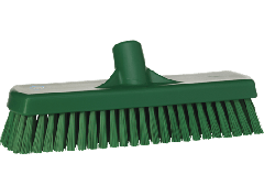 Vloerschrobber hard, 300x115x70 mm, vezellengte 45mm groen