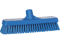 Vloerschrobber hard, 300x115x70 mm, vezellengte 45mm blauw
