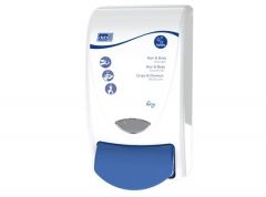 Zeepdispenser t.b.v. deb hair & body, 1000 ml, wit