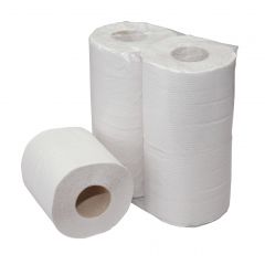Toiletpapier. 2 laags, recycled wit. 400 vel, 40 rol