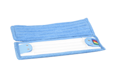 Vlakmop microvezel blauw, 46x16cm, 1 stuk