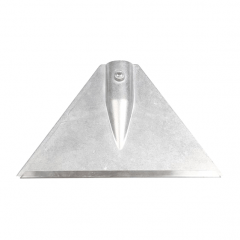Extractie-zuigmond aluminium 275 mm. 32 mm