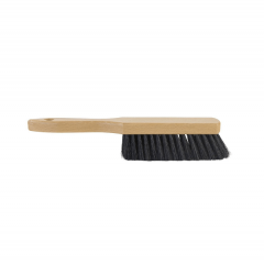 Stoffer hout gelakt met gemengd haar.