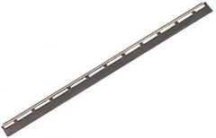 Rail met rubber, 25cm, per stuk