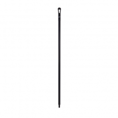 Ultra hygiene steel, Ø 34, 150cm, polypropyleen, zwart
