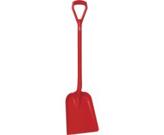 Hygieneschep rood rechte steel, 1040mm, blad 32,7x27,1cm