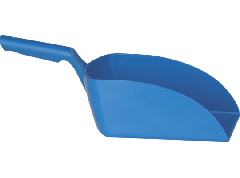 Handschep, blauw recht, groot, 2L, 160x370x130mm