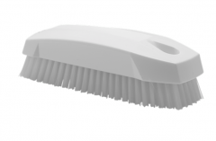 Nagelborstel, wit, harde vezels, 130 x 50 x 40 cm