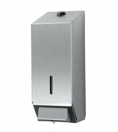 Zeepdispenser, 1000 ml, navulbaar, rvs